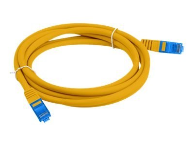 Lanberg - Kabel krosowy - RJ-45 (M) do RJ-45 (M) - 1.5 m - S/FTP - CAT 6a - odlewany, bez wystających elementów - pomarańczowy, 