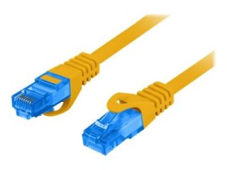 Lanberg - Kabel krosowy - RJ-45 (M) do RJ-45 (M) - 1 m - SFTP - CAT 6a - odlewany, bez wystających elementów, nieruchomy - pomar