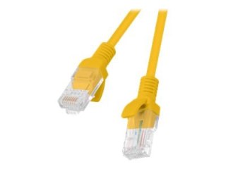 Lanberg - Kabel krosowy - RJ-45 (M) do RJ-45 (M) - 15 m - 4.8 mm - UTP - CAT 5e - odlewany, bez wystających elementów, nieruchom