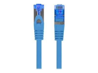 Lanberg - Kabel krosowy - RJ-45 (M) do RJ-45 (M) - 2 m - SFTP - CAT 6a - odlewany, bez wystających elementów, nieruchomy - niebi