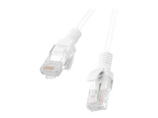 Lanberg - Kabel krosowy - RJ-45 (M) do RJ-45 (M) - 3 m - 4.8 mm - UTP - CAT 5/5e - odlewany, bez wystających elementów, nierucho