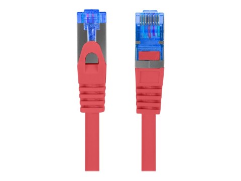 Lanberg - Kabel krosowy - RJ-45 (M) do RJ-45 (M) - 3 m - 6 mm - S/FTP - CAT 6a - bezhalogenowe, odlewany, bez wystających elemen