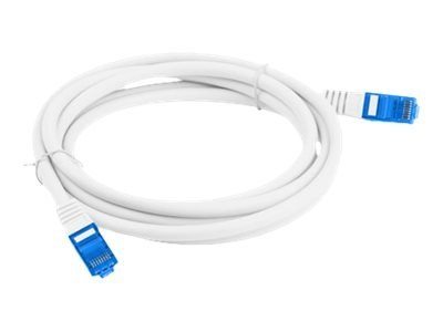 Lanberg - Kabel krosowy - RJ-45 (M) do RJ-45 (M) - 3 m - 6 mm - S/FTP - CAT 6a - bezhalogenowe, odlewany, bez wystających elemen