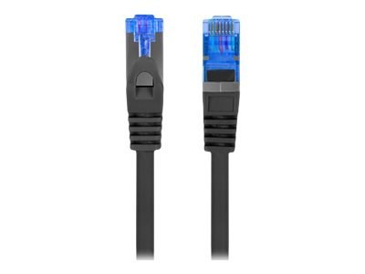 Lanberg - Kabel krosowy - RJ-45 (M) do RJ-45 (M) - 5 m - 6 mm - S/FTP - CAT 6a - bezhalogenowe, odlewany, bez wystających elemen