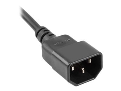 Lanberg - Linka zasilania - 2500 wat - wejście: IEC 60320 C14 - złącza wyjściowe: 5 (5 x zasilanie CEE 7/5) - 1 m przewód - czar