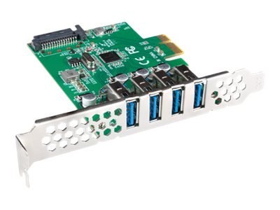 Lanberg PCE-US3-004 - Adapter USB - PCI Express x1 niski profil - USB 3.1 Gen 1 x 4