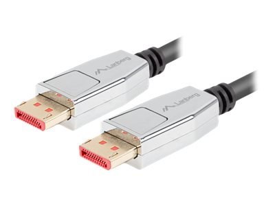 Lanberg Premium - Kabel portu wyświetlacza - DisplayPort (M) do DisplayPort (M) - DisplayPort 1.4 - 1.8 m - obsługa 8K 60 Hz, ob