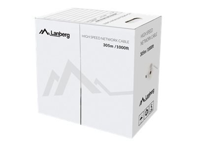 Lanberg - Zwój kabla - 305 m - UTP - CAT 5/5e - trwały - czerwony