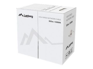 Lanberg - Zwój kabla - 305 m - UTP - CAT 5e - trwały - żółty