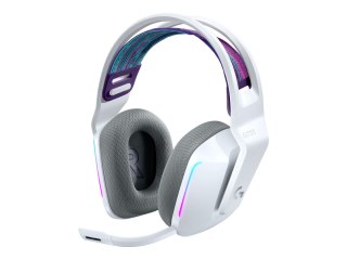 Logitech G G733 LIGHTSPEED Wireless RGB Gaming Headset - Słuchawka - pełna wielkość - 2,4 GHz - bezprzewodowa - biały