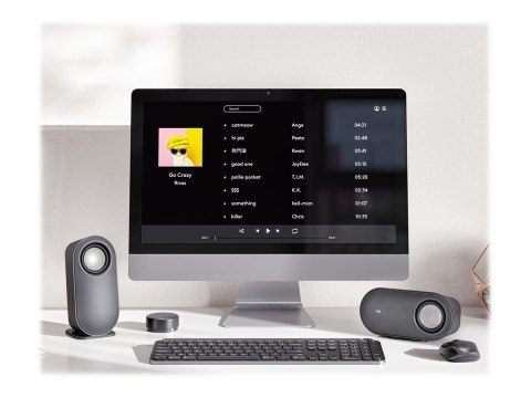 Logitech Z407 - Android Edition - system głośnika - dla komputera - 2.1-kanałowy - bezprzewodowa - Bluetooth - USB - 40 wat (cał