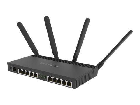 MikroTik RB4011iGS+5HacQ2HnD-IN - Router bezprzewodowy 10GbE - Wi-Fi 5 - Dwuzakresowy