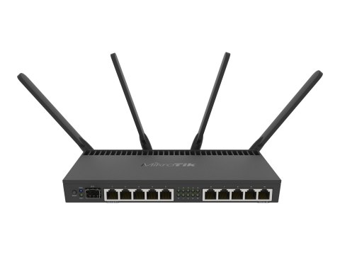 MikroTik RB4011iGS+5HacQ2HnD-IN - Router bezprzewodowy 10GbE - Wi-Fi 5 - Dwuzakresowy