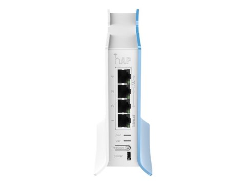 MikroTik RouterBOARD hAP lite - Router bezprzewodowy przełącznik 4-portowy 2,4 GHz