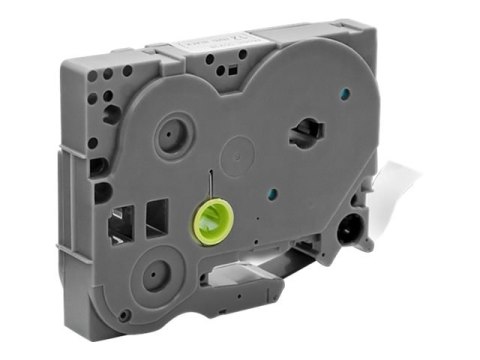Qoltec - Czarny na białym - Rolka (1,2 cm x 4 m) 1 kaseta(y) typ etykiety - dla Brother P-Touch PT-1010, 1090, 1230, 1280, 1290,