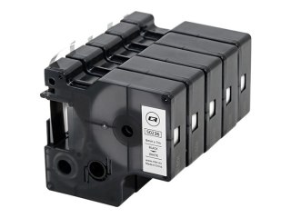 Qoltec - Czarny na białym - Roll (0.6 cm x 7 m) 1 kaseta(y) typ etykiety - dla DYMO LabelMANAGER 210, 220, 260, 280, 360, 420, 5