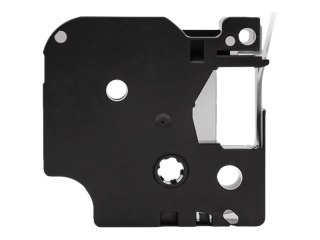 Qoltec - Czarny na białym - Roll (1.2 cm x 7 m) 1 kaseta(y) typ etykiety - dla DYMO LabelMANAGER 210D, 280, 360D, 420P, 500TS, P