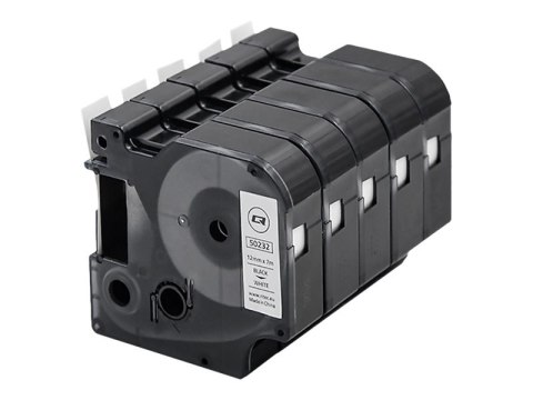 Qoltec - Czarny na białym - Roll (1.2 cm x 7 m) 1 kaseta(y) typ etykiety - dla DYMO LabelMANAGER 210D, 280, 360D, 420P, 500TS, P