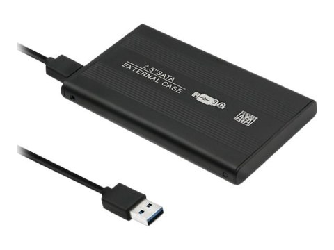 Qoltec - Obudowa pamięci - 2.5" - SATA 6Gb/s - USB 3.0 - czarny