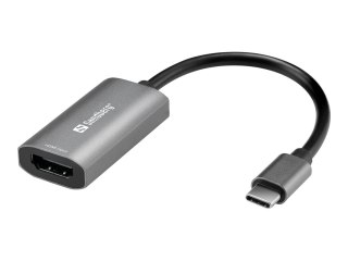 Sandberg - Adapter wideo - HDMI żeński do USB-C męski - obsługa 4K