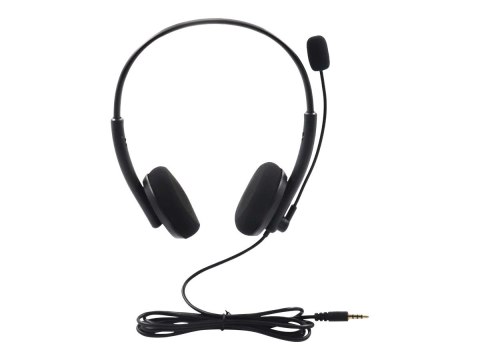 Sandberg MiniJack Office Headset Saver - Słuchawka - nauszne - przewodowa - złącze 3,5 mm