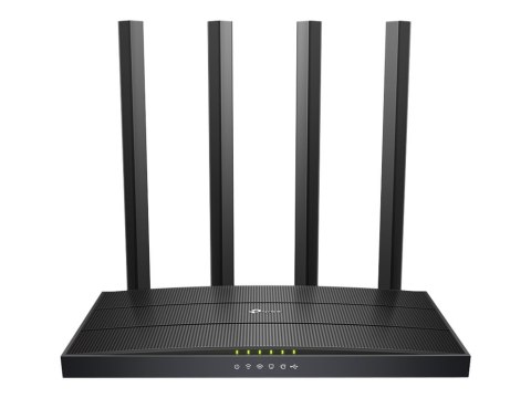 TP-Link Archer C6U - V1 - router bezprzewodowy przełącznik 4-portowy - 1GbE - Wi-Fi 5 - Dwuzakresowy