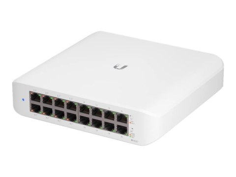 Ubiquiti UniFi Switch Lite USW-Lite-16-POE - Przełącznik - Tak - 16 x 10/100/1000 (8 PoE+) - stacjonarny, montowany na ścianie -