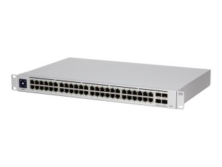 Ubiquiti UniFi Switch PRO 48 - Przełącznik - L3 - Tak - 48 x 10/100/1000 + 4 x Ethernet SFP+ 10 Gb - montowany w szafie rack - A