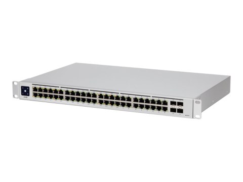 Ubiquiti UniFi Switch USW-48-POE - Przełącznik - Tak - 48 x 10/100/1000 (32 PoE+) + 4 x Gigabit SFP - montowany w szafie rack, s