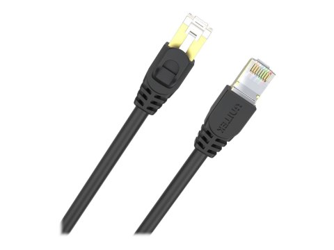 Unitek - Kabel krosowy - RJ-45 (M) do RJ-45 (M) - 3 m - 6.8 mm - kabel screened shielded twisted pair (SSTP) - CAT 7 - odlewany,