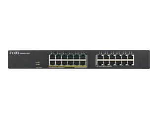 Zyxel GS1900-24EP - Przełącznik - smart - 24 x 10/100/1000 (12 PoE) - montowany w szafie rack, montowany na ścianie - PoE (130 W