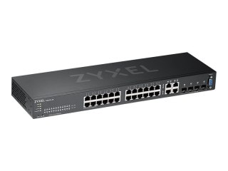 Zyxel GS2220-28 - Przełącznik - Tak - 24 x 10/100/1000 + 4 x zestaw Gigabit SFP - montowany w szafie rack
