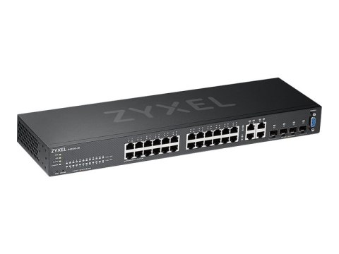 Zyxel GS2220-28 - Przełącznik - Tak - 24 x 10/100/1000 + 4 x zestaw Gigabit SFP - montowany w szafie rack