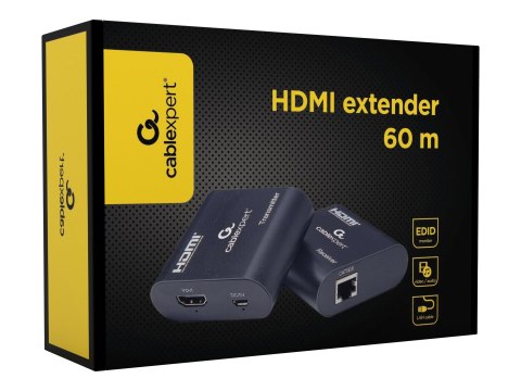 Cablexpert DEX-HDMI-03 - Nadajnik i odbiornik - wzmacniacz wideo/audio - HDMI - do 60 m