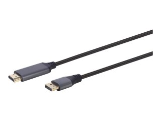 Cablexpert Premium series - Kabel przejściowy - DisplayPort 20-pin męski do HDMI męski - 1.8 m - czip inteligentny, obsługa 4K 6