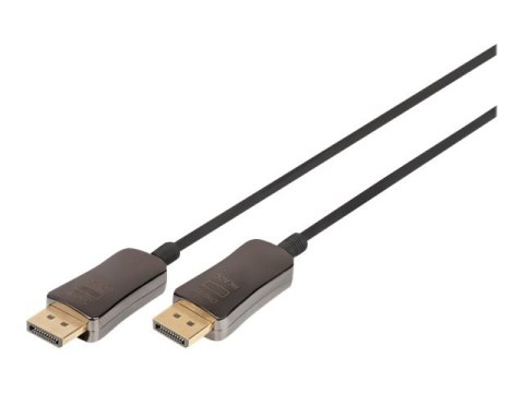 DIGITUS - Kabel portu wyświetlacza - DisplayPort 20-pin (M) do DisplayPort 20-pin (M) - DisplayPort 1.4 - 10 m - zatrzask, Activ
