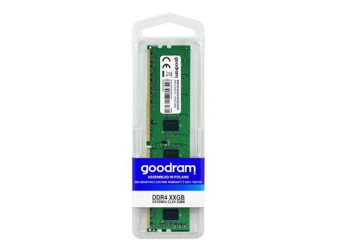 GOODRAM - DDR4 - moduł - 16 GB - DIMM 288-pin - 3200 MHz / PC4-25600 - CL22 - 1.2 V - niebuforowana - bez ECC