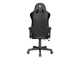 Gembird SCORPION - Krzesło - ergonomiczny - poręcz - w kształcie T - nachylenie - obrotowe - nylon, PVC, gąbka, siatka - czarna 