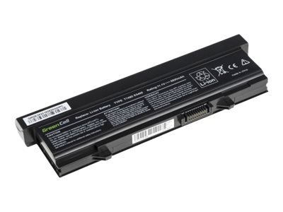 Green Cell - Bateria notebooka (ekwiwalent: Dell KM742, Dell KM668) - litowo-jonowa - 9 ogniw - 6600 mAh - czarny - dla Dell Lat