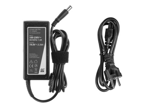 Green Cell PRO - Zasilacz - AC - 65 wat - czarny - dla Dell Latitude D420, D430, D500, D505, D510, D600; Vostro 1014, 1310, 1510