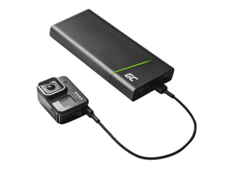 Green Cell PowerStream - Kabel USB - USB-C (M) do USB (M) - 2.4 A - 1.2 m - czarny