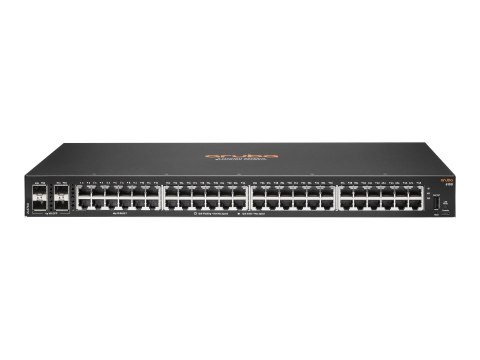 HPE Aruba 6100 48G 4SFP+ Switch - Przełącznik - Tak - 48 x 10/100/1000 + 4 x 1 Gigabit / 10 Gigabit SFP+ - przepływ powietrza bo