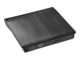 IBOX IED02 - Napęd dyskowy - DVD-ROM - 8x - USB 3.1 Gen 1 - zewnętrzny - czarny