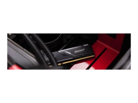 Kingston FURY Beast - DDR4 - moduł - 16 GB - DIMM 288-pin - 3200 MHz / PC4-25600 - CL16 - 1.35 V - niebuforowana - bez ECC - cza