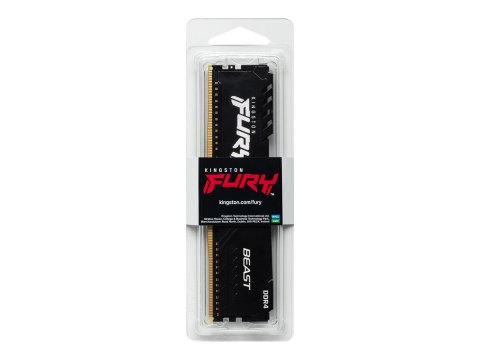 Kingston FURY Beast - DDR4 - moduł - 16 GB - DIMM 288-pin - 3200 MHz / PC4-25600 - CL16 - 1.35 V - niebuforowana - bez ECC - cza