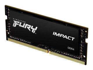 Kingston FURY Impact - DDR4 - moduł - 32 GB - SO-DIMM 260-pin - 3200 MT/s / PC4-25600 - CL20 - 1.2 V - niebuforowana - bez ECC -