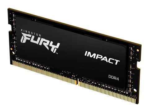 Kingston FURY Impact - DDR4 - moduł - 32 GB - SO-DIMM 260-pin - 3200 MT/s / PC4-25600 - CL20 - 1.2 V - niebuforowana - bez ECC -