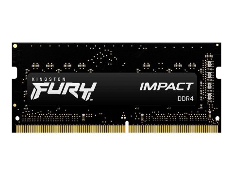 Kingston FURY Impact - DDR4 - moduł - 32 GB - SO-DIMM 260-pin - 3200 MT/s / PC4-25600 - CL20 - 1.2 V - niebuforowana - bez ECC -