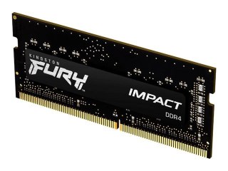 Kingston FURY Impact - DDR4 - moduł - 8 GB - SO-DIMM 260-pin - 3200 MHz / PC4-25600 - CL20 - 1.2 V - niebuforowana - bez ECC - c