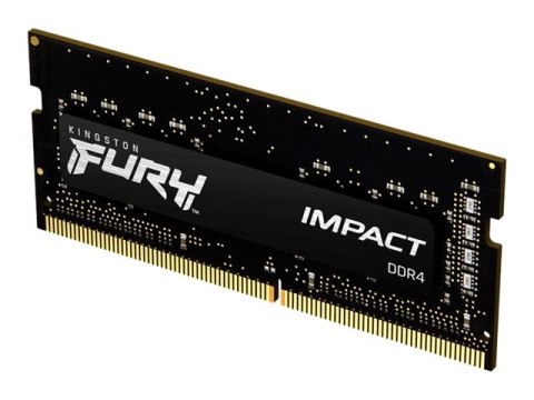 Kingston FURY Impact - DDR4 - moduł - 8 GB - SO-DIMM 260-pin - 3200 MHz / PC4-25600 - CL20 - 1.2 V - niebuforowana - bez ECC - c